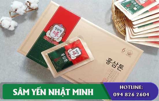 Nước hồng sâm chính phủ Tonic Mild có tốt không