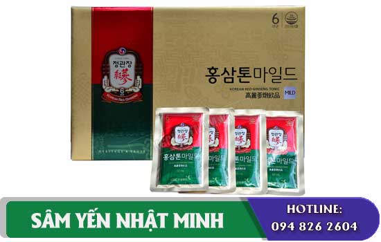 Nước Hồng Sâm Tonic Mild KGC 30 gói chất lượng cao