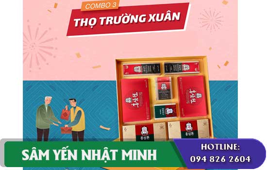 thọ trường xuân combo3 kgc bồi bổ sức khỏe