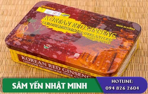 viên hồng sâm linh chi nhung hươu tăng cường sinh lí nam nữ