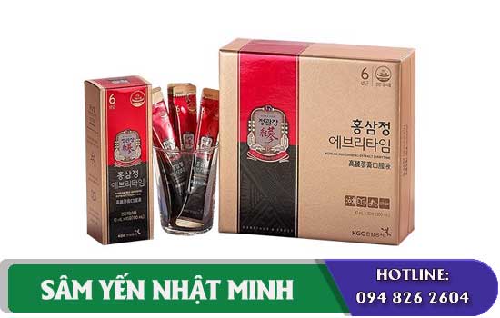 Nước tinh chất hồng sâm KGC everytime 
