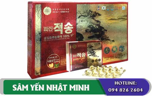 Tinh dầu thông đỏ Pine Jeok Song Gold 120 tốt cho sức khỏe tim mạch