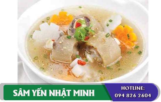 canh Tổ yến sào trắng hầm đuôi heo