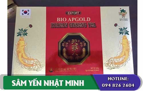 trà hồng sâm bio apgold 100