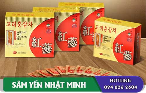 Trà Hồng sâm KGS tốt cho sưc khoe