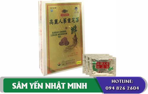 Trà Hồng Sâm Linh Chi Bio 100 gói 