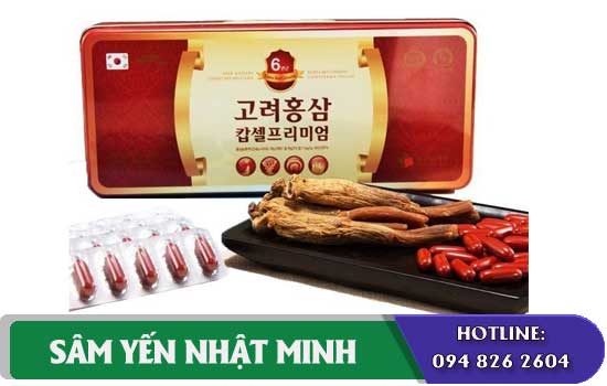 Viên hồng sâm cao cấp Daedong viên nhộng chính hãng