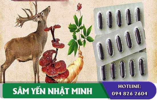 Viên Hồng sâm Linh chi Nhung hươu 850mg/60viên hàn quốc ngừa bệnh tật