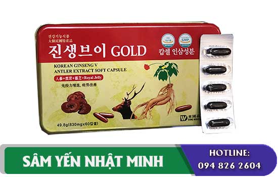 Viên sâm nhung linh chi Dongwon nâng cao sức khỏe