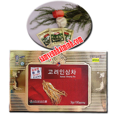 Trà nhân sâm Bio Apgold hộp giấy 100 gói