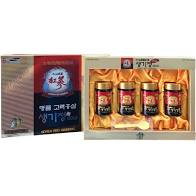 Cao hồng sâm GOLD 6 năm tuổi Hàn Quốc hộp 4 lọ x 250g