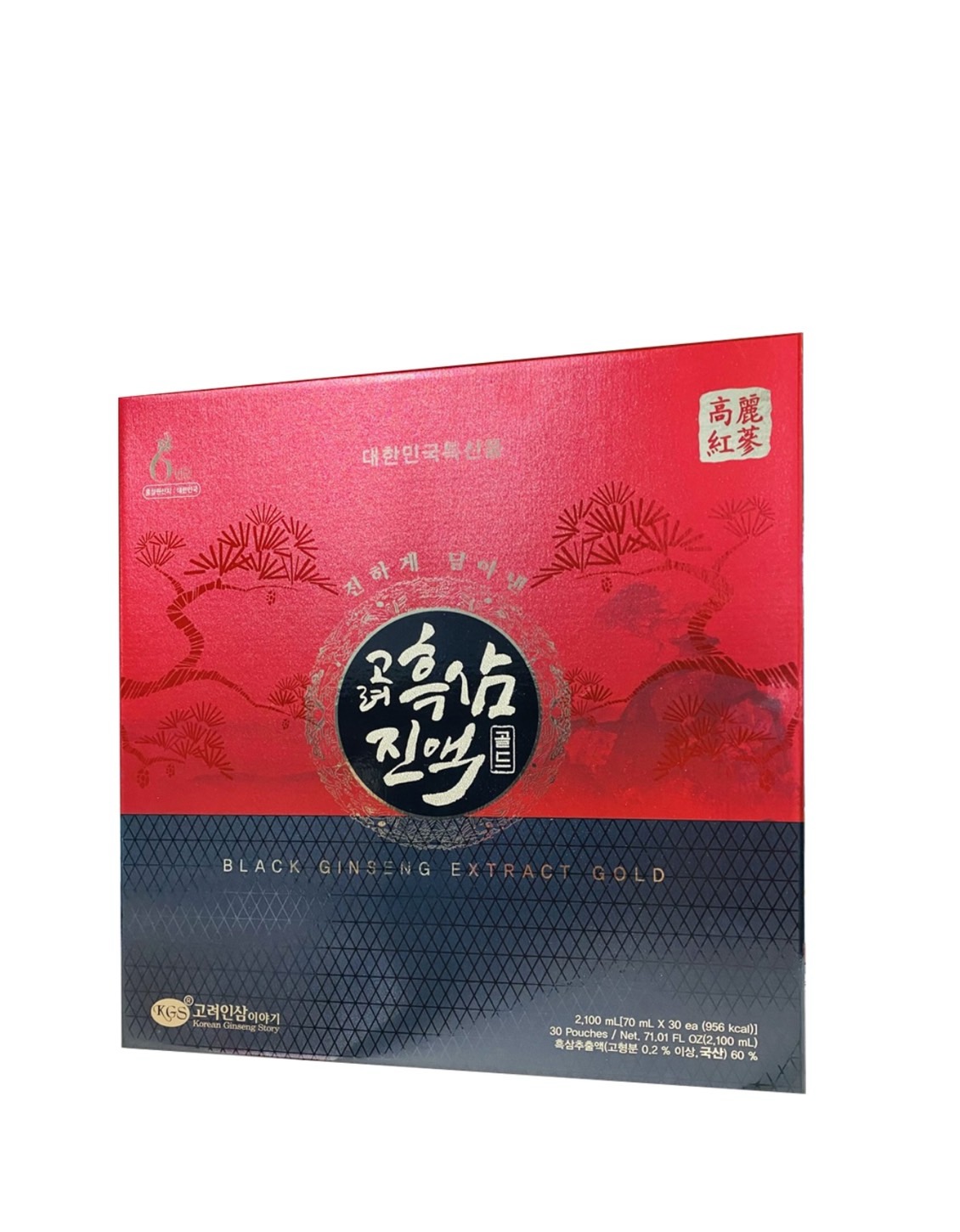 NƯỚC CHIẾT XUẤT HẮC SÂM GOLD KGS (30 gói*70ml)