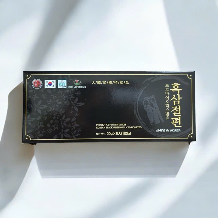 Thực Phẩm Chức Năng : Hắc sâm lát mật ong Bio 20g * 5 gói