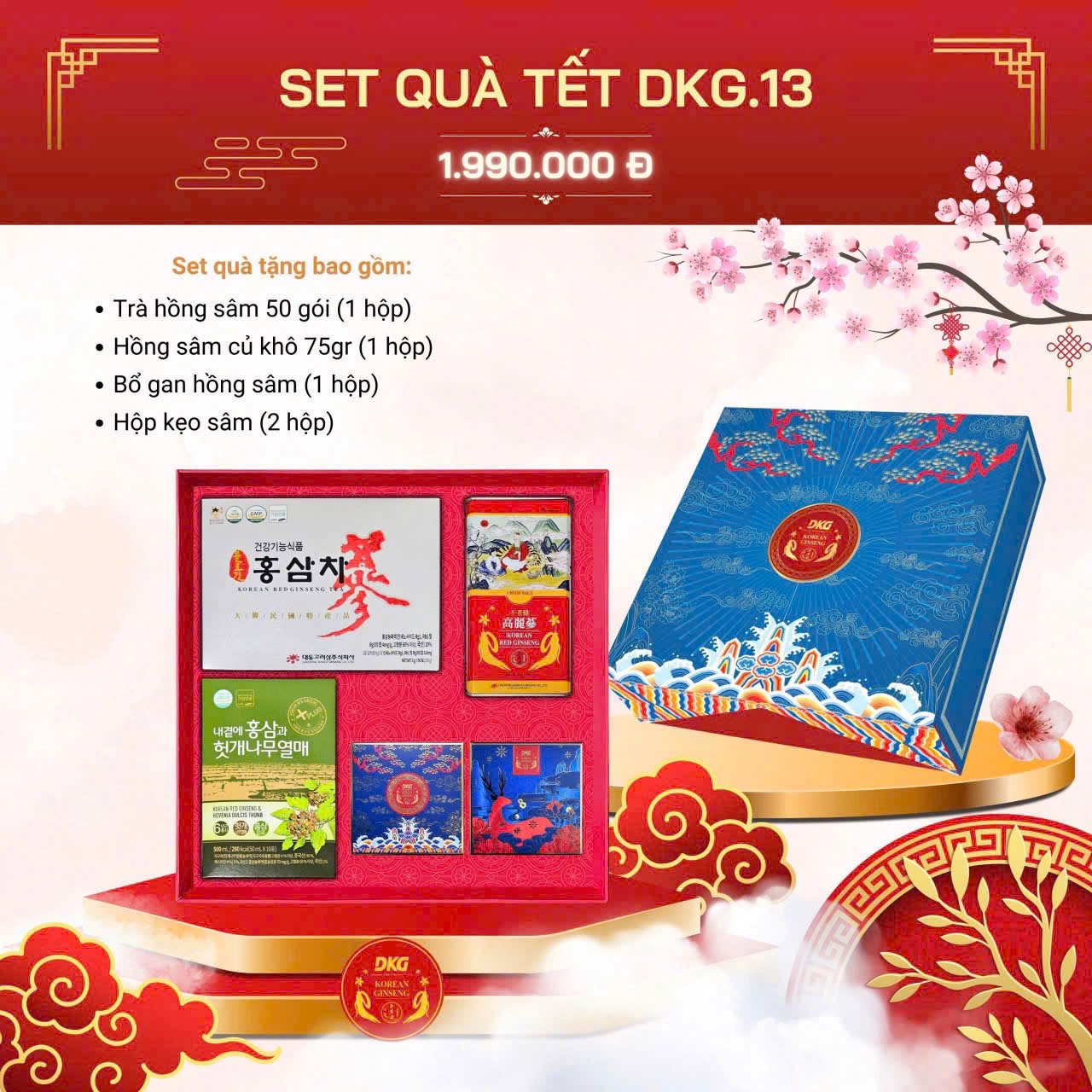 SET QUÀ TẶNG HỒNG SÂM DKG 1990