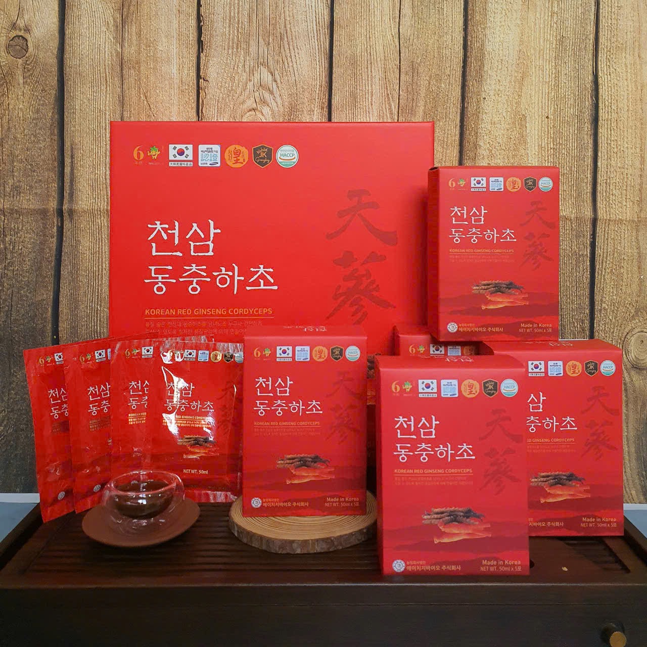 Nước Thiên Sâm Đông Trùng Hạ Thảo Hankwanjang Chính Hãng Hàn Quốc (30 gói x 70ml)