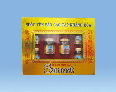 Nước Yến Sào Nhân Sâm Khánh Hòa (6 lọ/hộp)