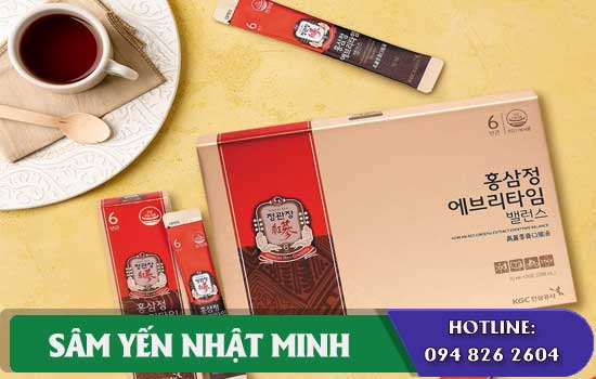 Tinh Chất Hồng Sâm KGC Extract Everytime Original 30 Gói Uống Liền