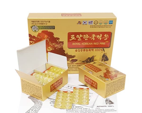 Tinh dầu thông đỏ Royal 120 viên nâng cao sức khỏe tim mạch