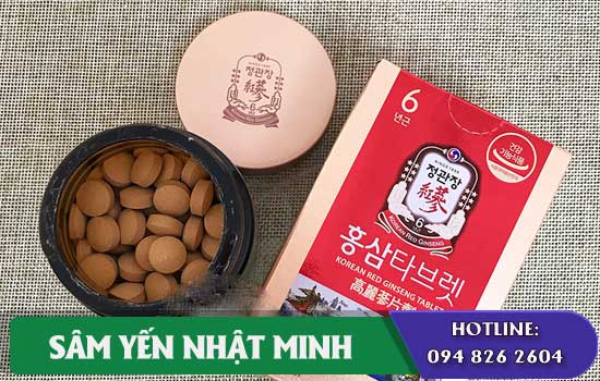 lợi ích của Viên Nén Hồng Sâm Powder Tablet 