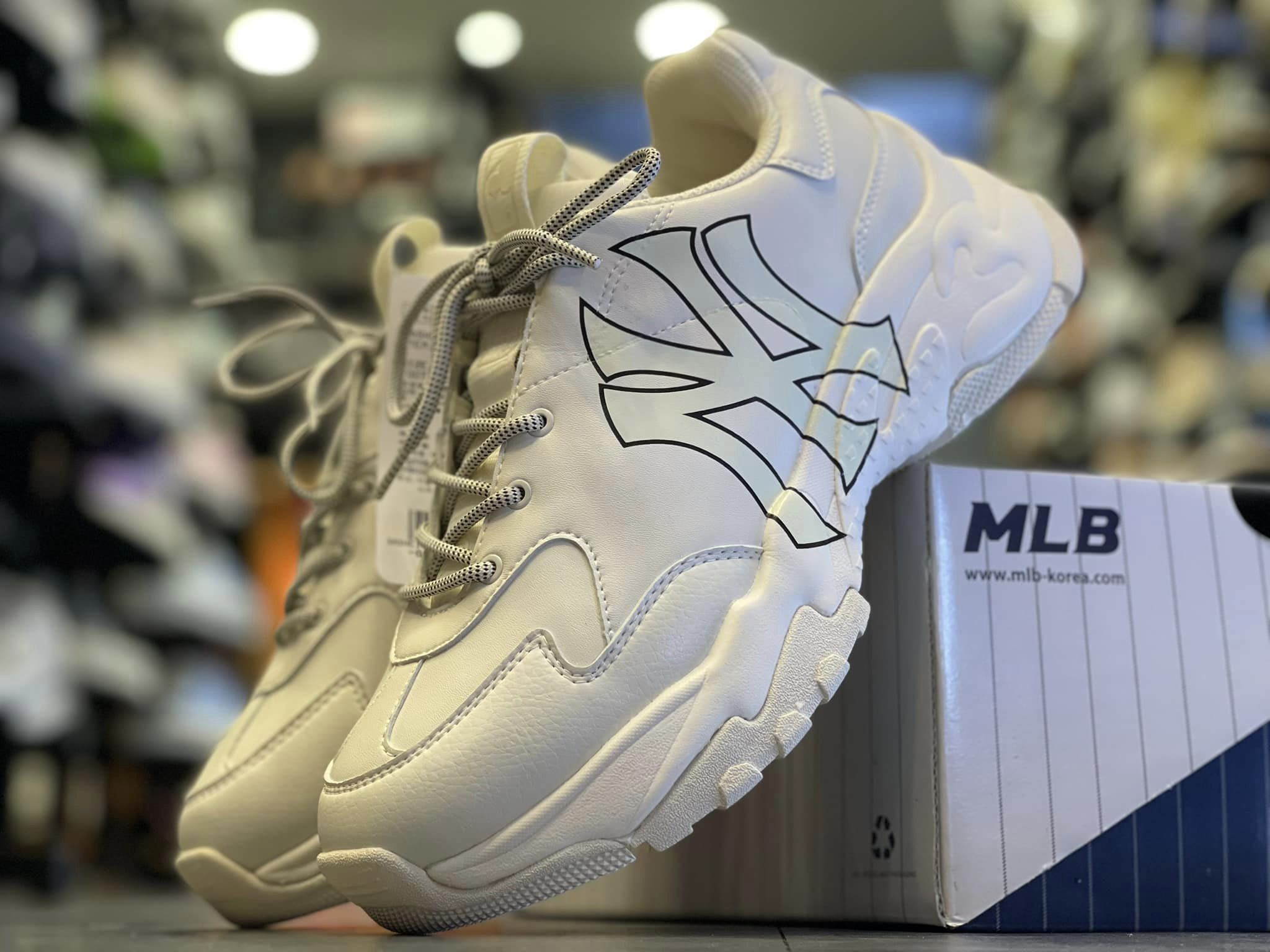 MLB KOREA Bigball Chunky A NY Sneakers Shoes 3ASHC101N-50BGL