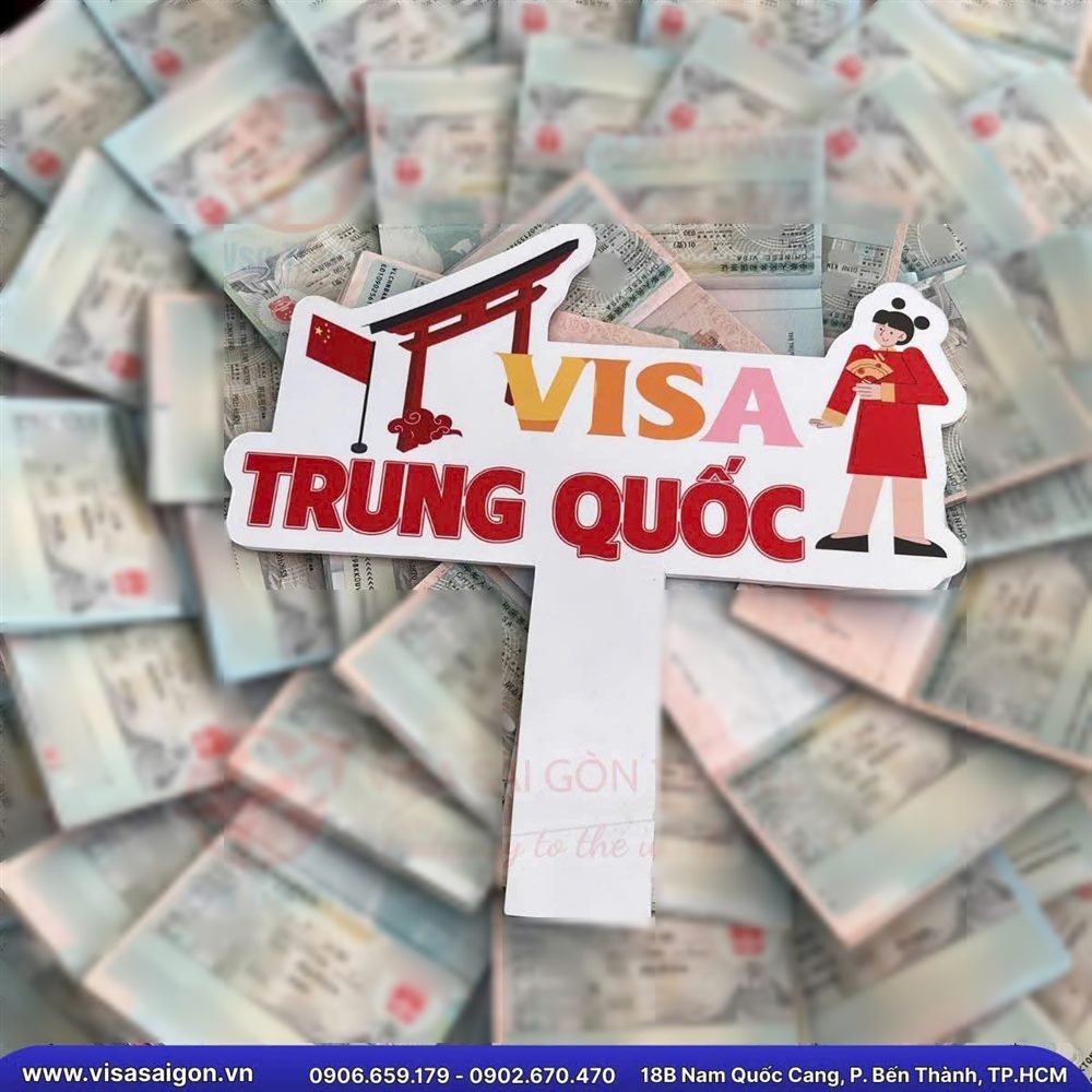 Visa Sài Gòn trả kết quả visa Trung Quốc cho khách, thông tin cá nhân đã làm mờ