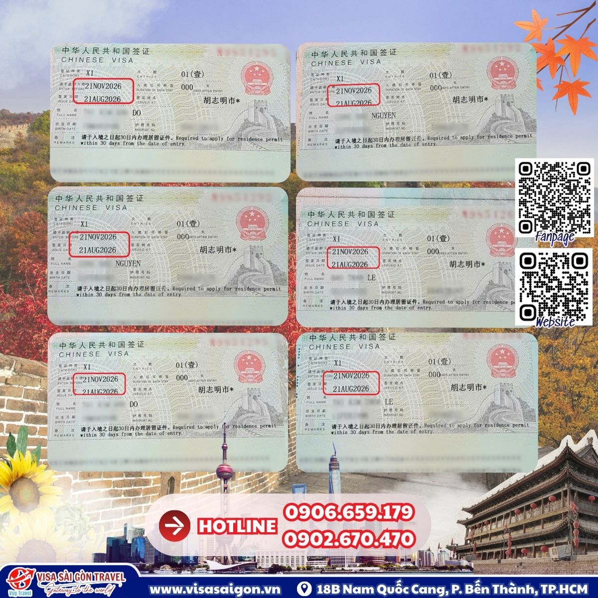 🎓 VISA DU HỌC TRUNG QUỐC X1 "LANDING" – SẴN SÀNG TỰU TRƯỜNG ĐÓN MÙA THU! 🇨🇳