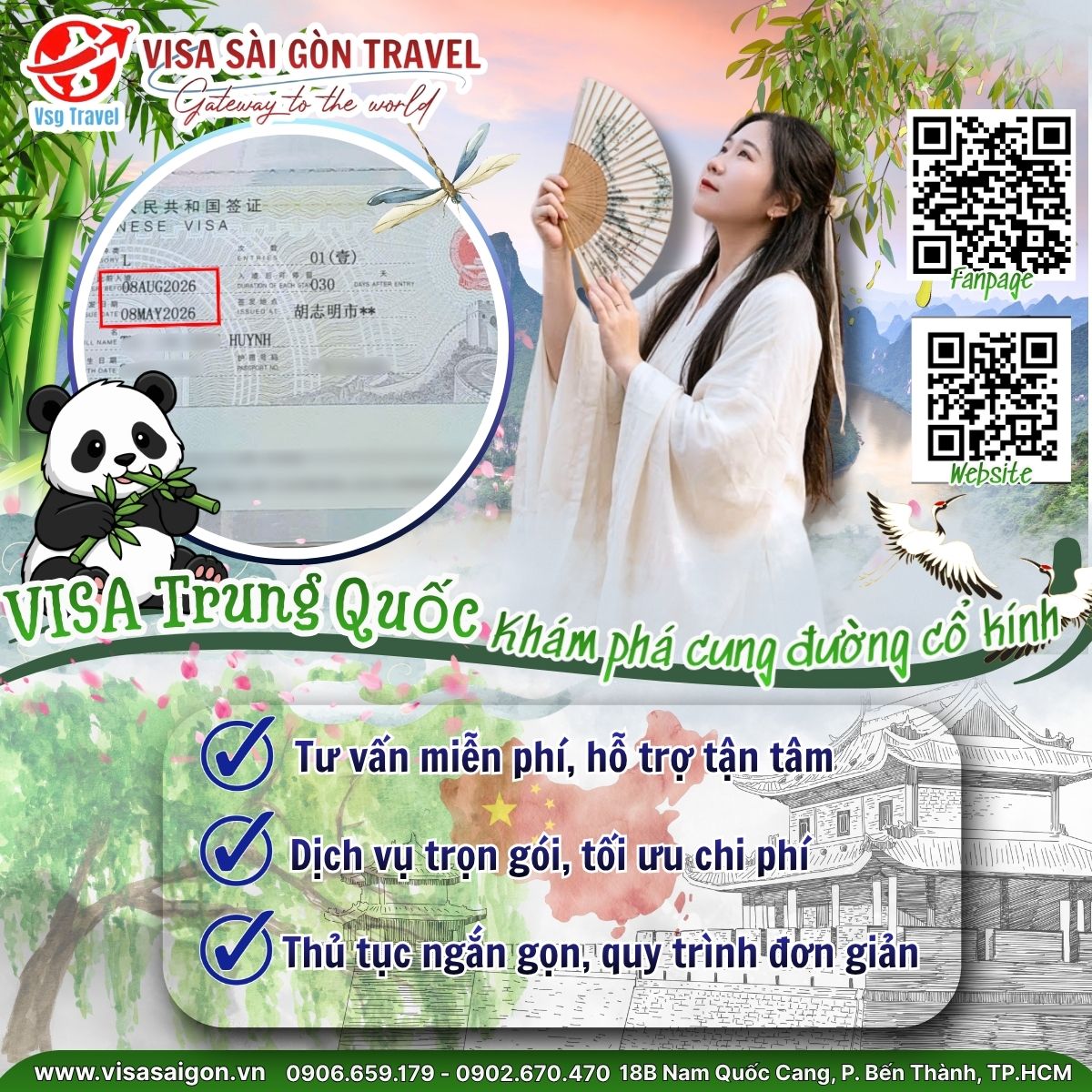🇨🇳 CHÚC MỪNG NHỮNG TẤM VISA TRUNG HOA - KHỞI ĐẦU HÀNH TRÌNH VỀ MIỀN DI SẢN