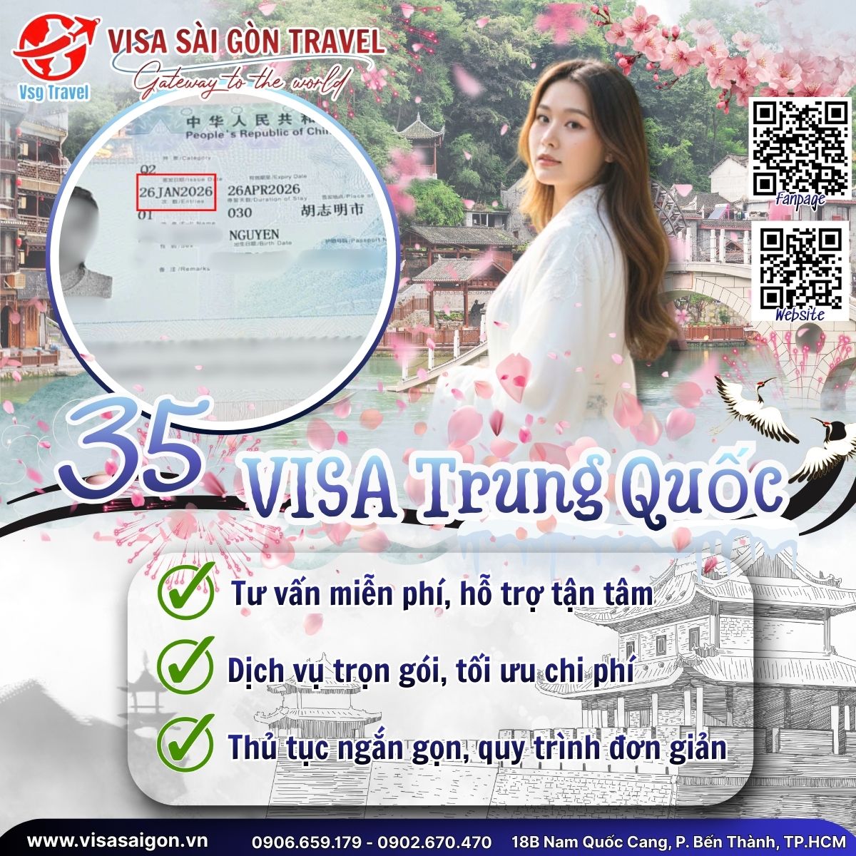 🧧 KHAI MỞ VẬN MAY - CHẠM VÀO DI SẢN: CHÚC MỪNG 35 VISA TRUNG QUỐC THÀNH CÔNG! ✨
