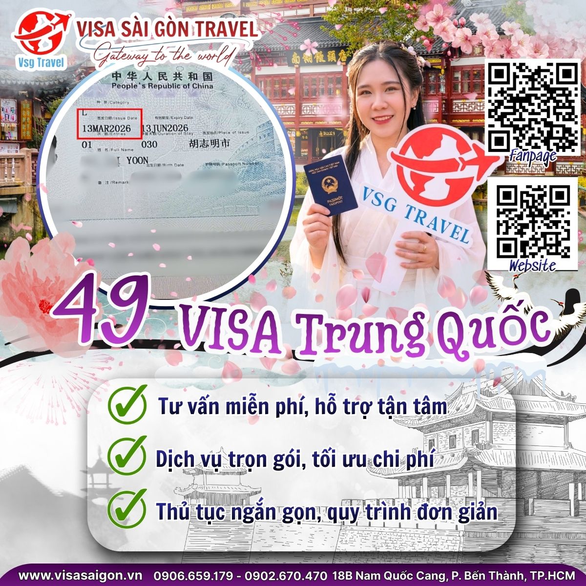 ĐẦU TUẦN BÙNG NỔ: 49 VISA TRUNG QUỐC "ĐỔ BỘ" VĂN PHÒNG VISA SÀI GÒN! 🚀