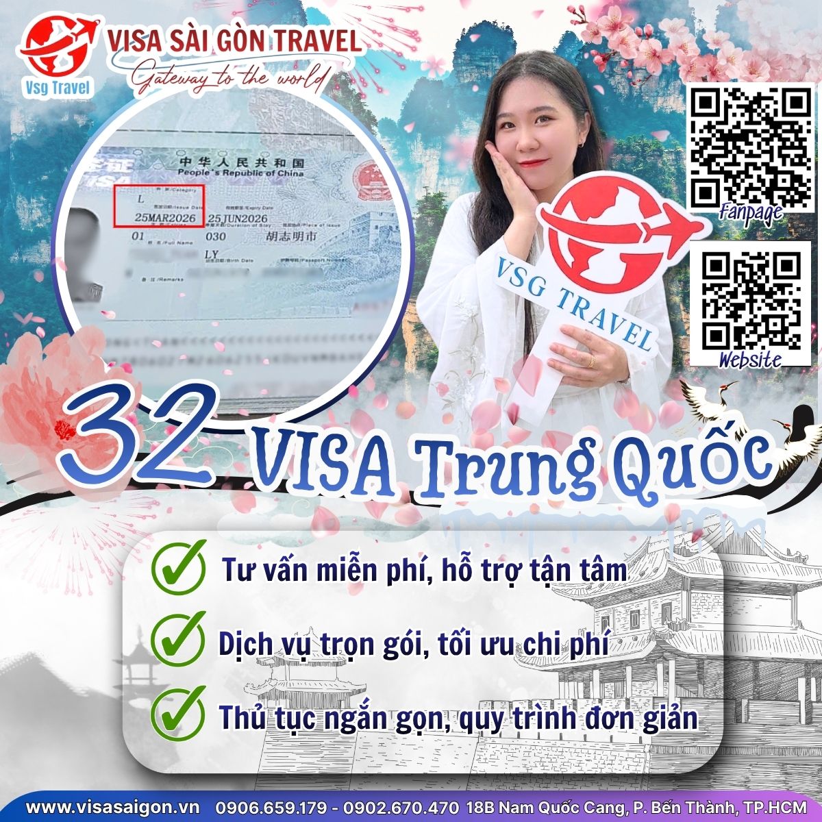 🏔️ CHINH PHỤC KỲ QUAN RỰC RỠ: 32 VISA TRUNG QUỐC CHÍNH THỨC "CẬP BẾN"! 🏔️