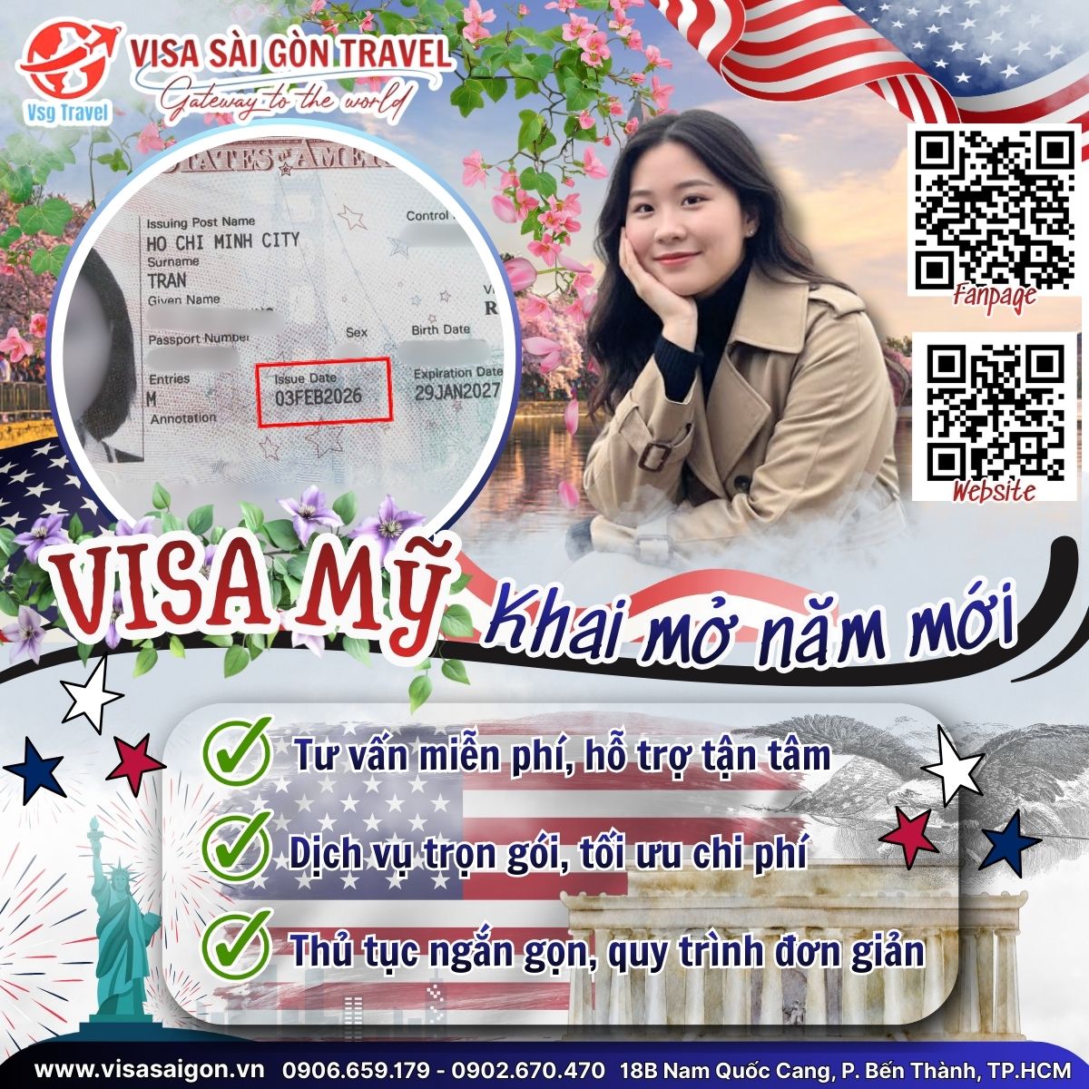 KHAI MỞ NĂM MỚI RỰC RỠ: CHÚC MỪNG 1 VISA MỸ CHÍNH THỨC "CẬP BẾN"!