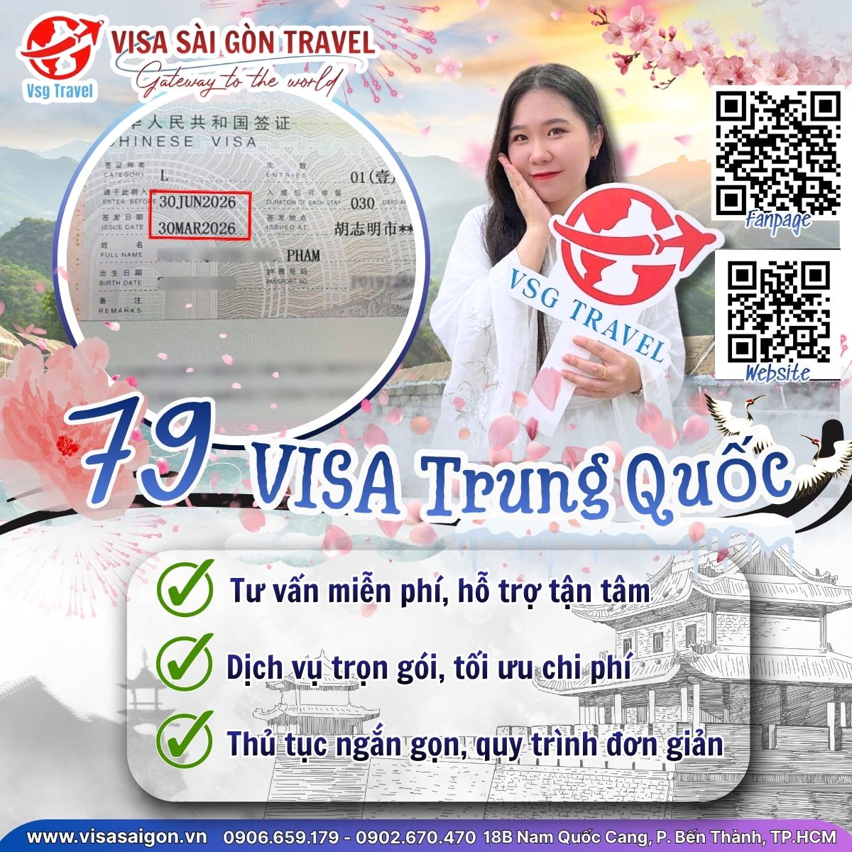 🚀 TẠM BIỆT THÁNG 3 - CHẠM NGƯỠNG THÁNG 4: 79 VISA TRUNG QUỐC "CẬP BẾN" RỰC RỠ! 🚀