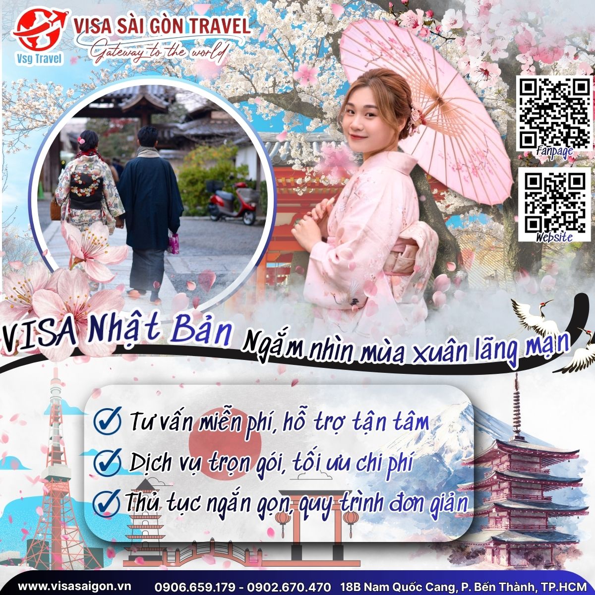 🌸 CÙNG NHAU DẠO BƯỚC DƯỚI CÁNH HOA RƠI: CHÚC MỪNG CẶP ĐÔI SỞ HỮU VISA NHẬT BẢN!🌸