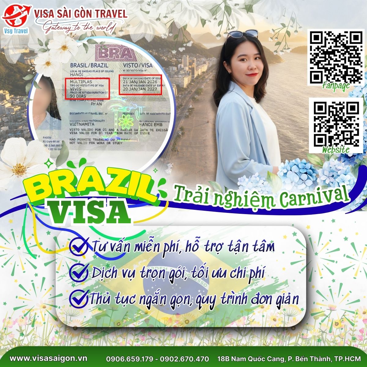 🚀 RỰC CHÁY VŨ ĐIỆU SAMBA: CHÚC MỪNG 2 VISA BRAZIL - TRẢI NGHIỆM CARNIVAL ĐẦU NĂM! ✨