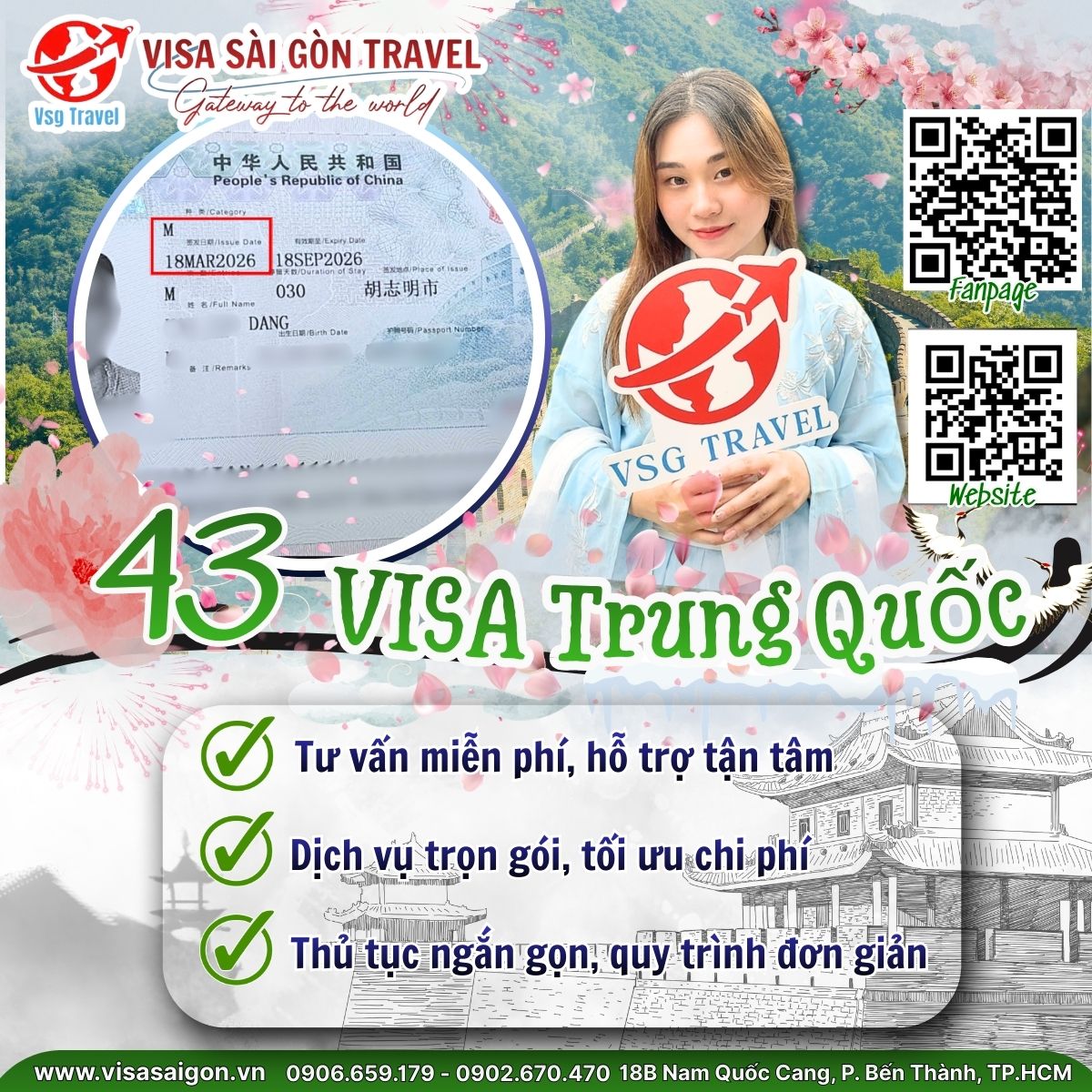 🌸 HÀNH TRÌNH RỰC RỠ: 43 VISA TRUNG QUỐC ĐÃ CHÍNH THỨC TÌM ĐƯỢC CHỦ NHÂN! 🌸