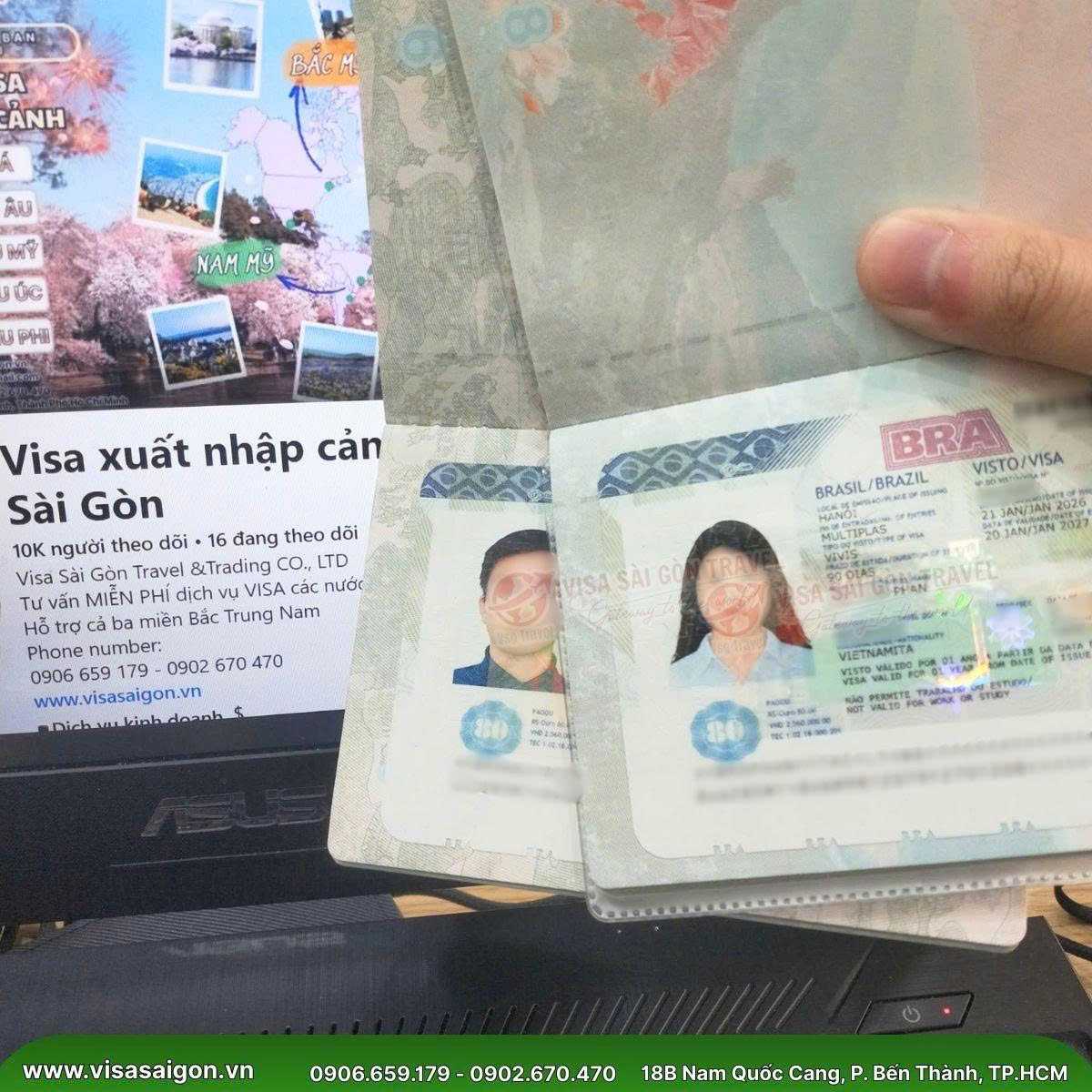 Visa Brazil [ dịch vụ xin visa Brazil cho người Việt Nam]