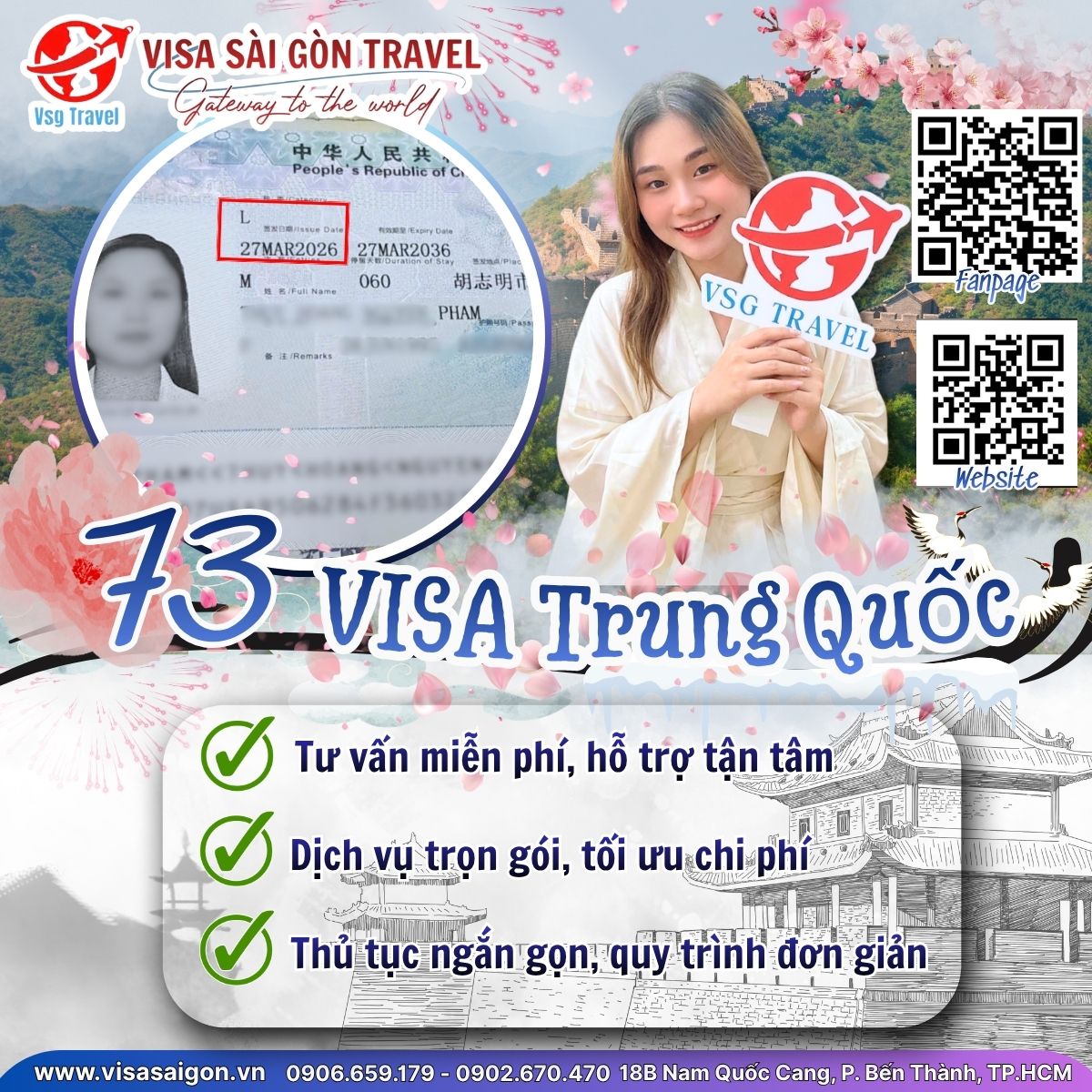 🚀 ĐẦU TUẦN BÙNG NỔ: 73 VISA TRUNG QUỐC "ĐỔ BỘ" KHÉP LẠI THÁNG 3 RỰC RỠ!