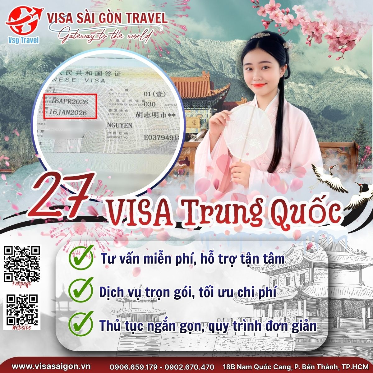 🎊 MỒNG 1 ĐẦU TUẦN - 27 VISA TRUNG QUỐC ĐÃ "CẬP BẾN" THÀNH CÔNG! 🎊