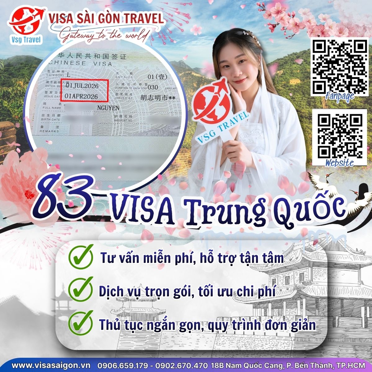 🌸 THÁNG 4 RỰC RỠ: 83 TẤM VÉ CHẠM TAY VÀO GIẤC MƠ TRUNG HOA! 🌸