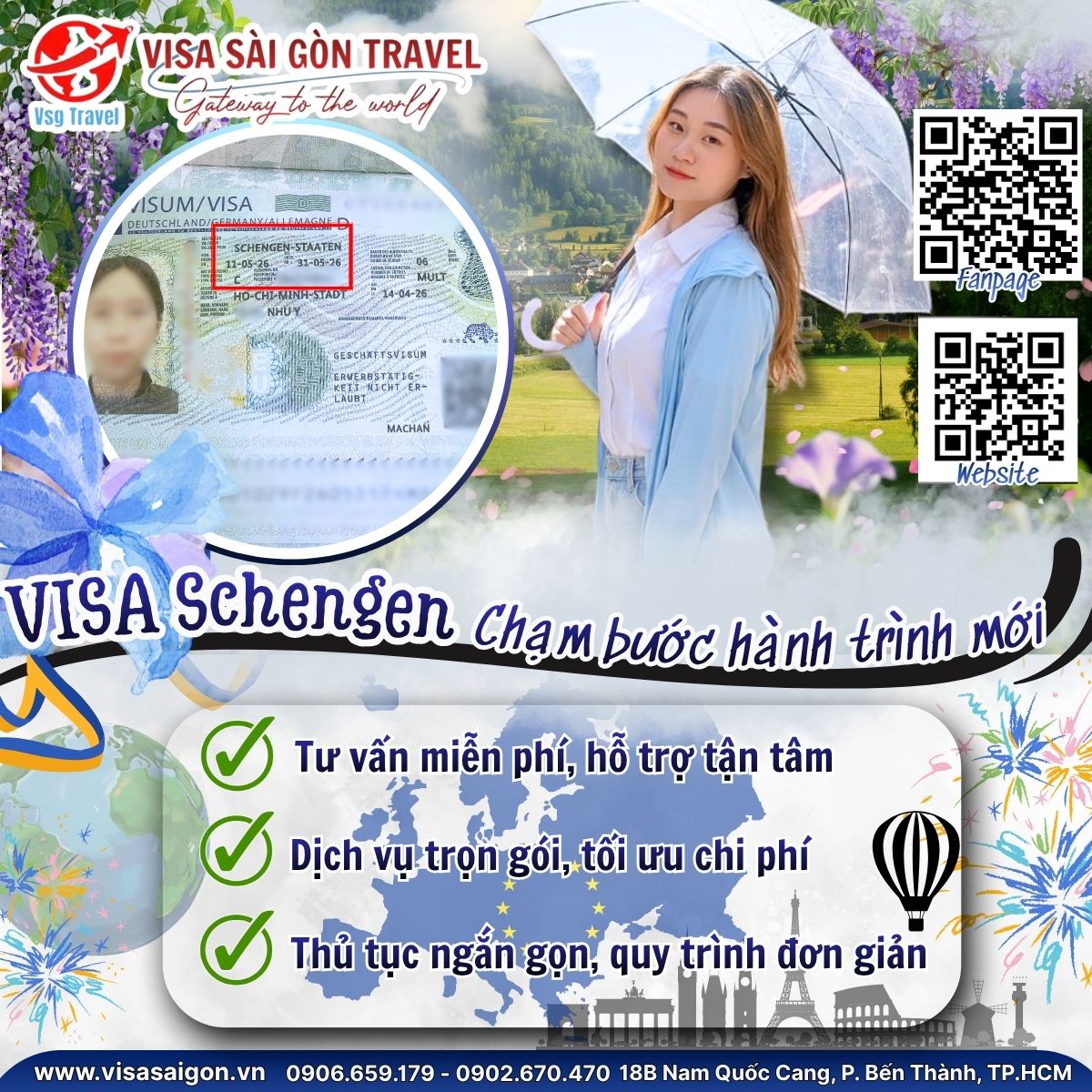 CHẠM BƯỚC HÀNH TRÌNH RỰC RỠ: CHÚC MỪNG VISA SCHENGEN ĐỨC ĐÃ CHÍNH THỨC "CẬP BẾN"!