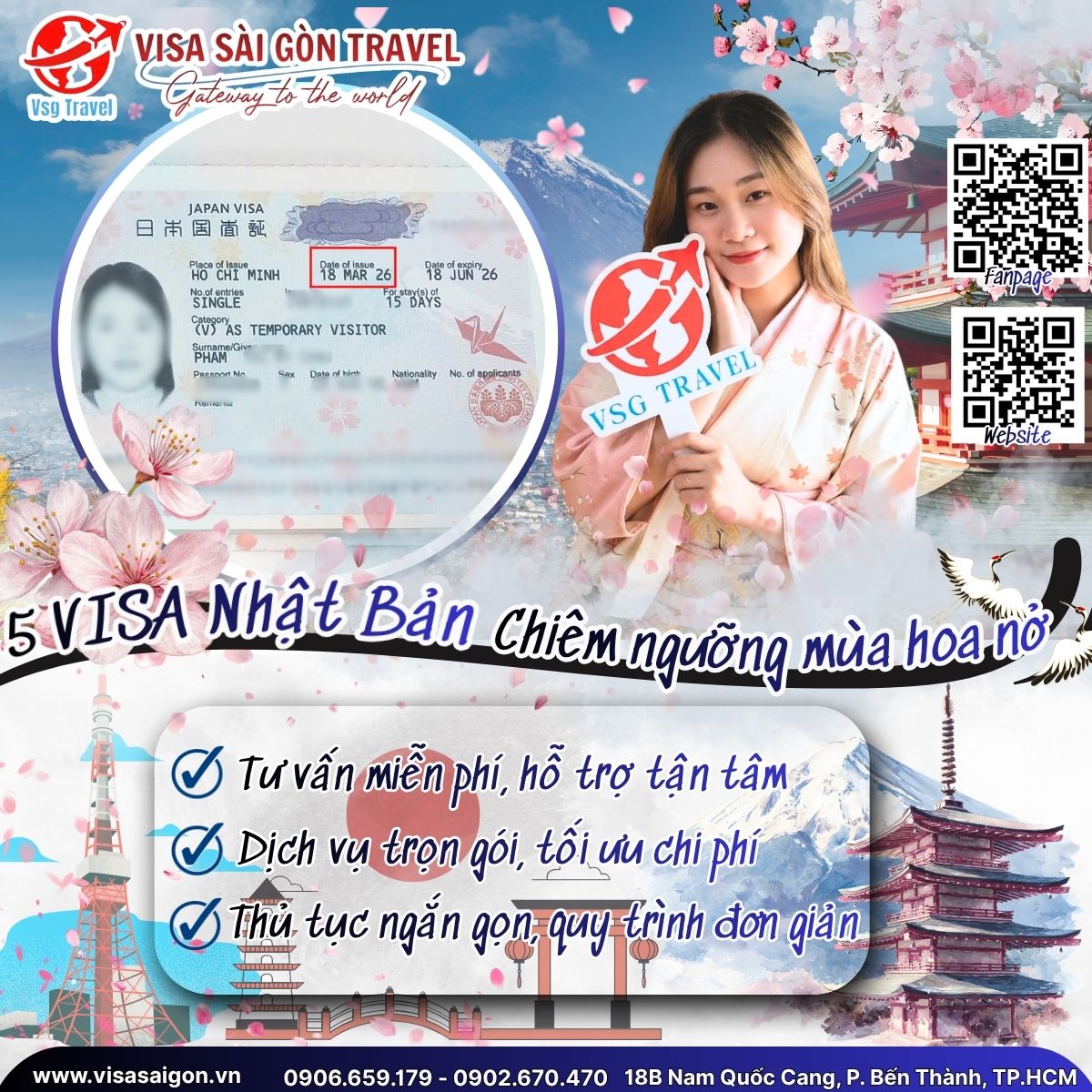🌸 ĐỪNG LỠ HẸN VỚI MÙA HOA: CHÚC MỪNG 5 VISA NHẬT BẢN CHÍNH THỨC APPROVE!