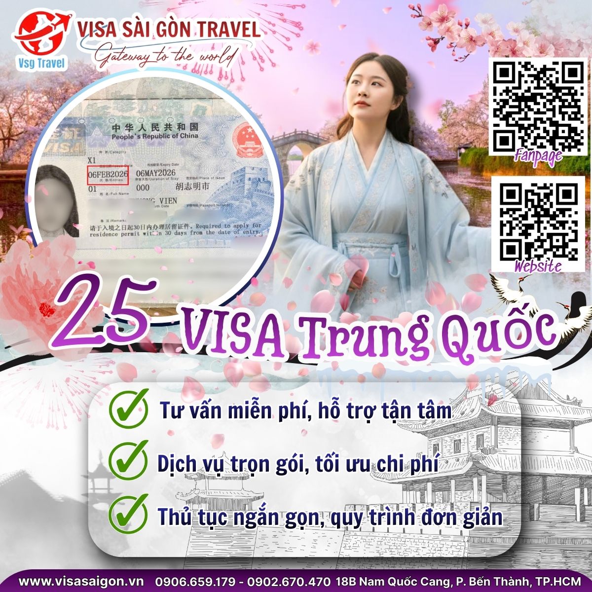 🔥 BÙNG NỔ LỘC XUÂN: 25 VISA TRUNG QUỐC ĐÃ "CẬP BẾN" RỰC RỠ! 🔥