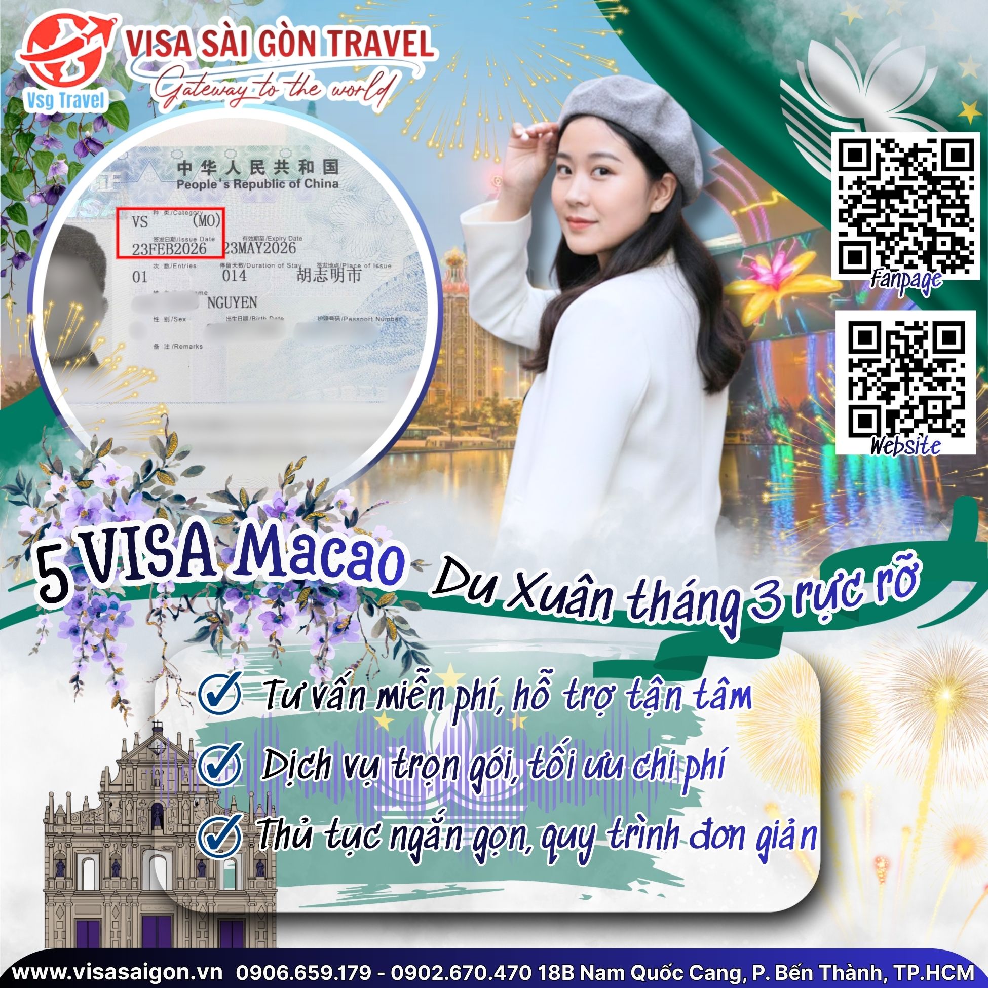 🎇KHAI XUÂN ĐẲNG CẤP: CHÚC MỪNG 5 VISA MACAU "CẬP BẾN" TRƯỚC THỀM THÁNG 3!