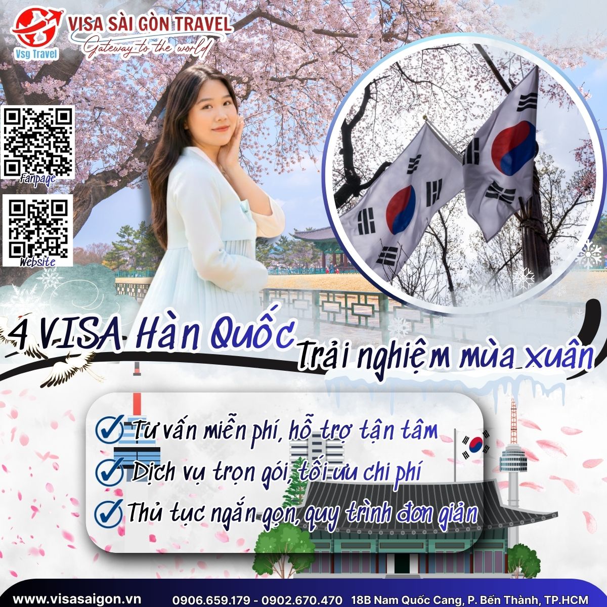 🌸 CHÚC MỪNG 4 CHỦ NHÂN VISA HÀN QUỐC – SẴN SÀNG TRẢI NGHIỆM SỚM MÙA XUÂN TẠI XỨ SỞ KIM CHI!