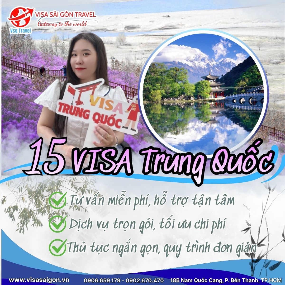 ĐÓN CUỐI TUẦN CÙNG 15 BỘ HỒ SƠ VISA TRUNG QUỐC ĐÃ ĐƯỢC APPROVED!