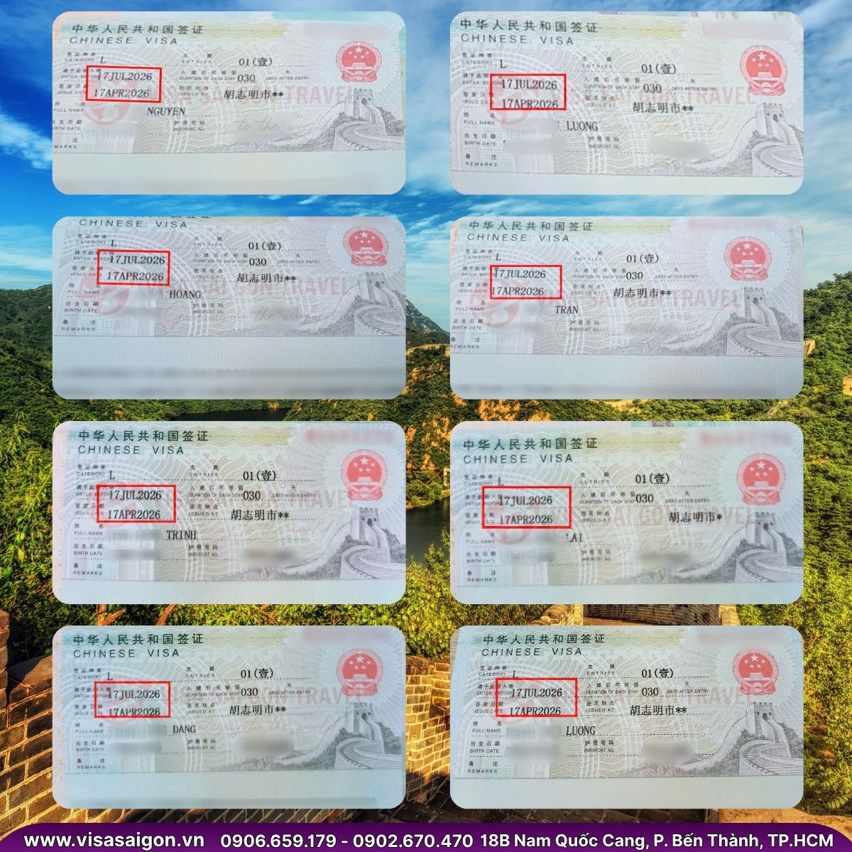 🏮 DU NGOẠN XỨ SỞ VĂN HÓA ĐẠI LỤC: CHÚC MỪNG NHỮNG CHỦ NHÂN MỚI CỦA VISA TRUNG QUỐC! 🏮
