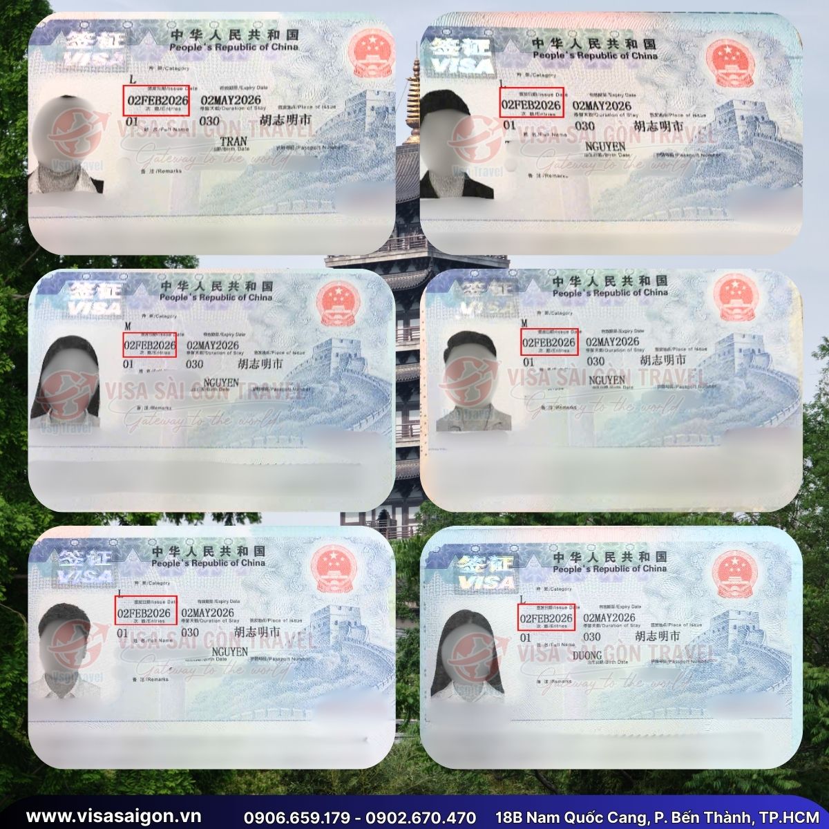 KHAI XUÂN ĐẠI PHÁT: 42 TẤM VISA TRUNG QUỐC ĐỒNG LOẠT "CẬP BẾN"! 🧧