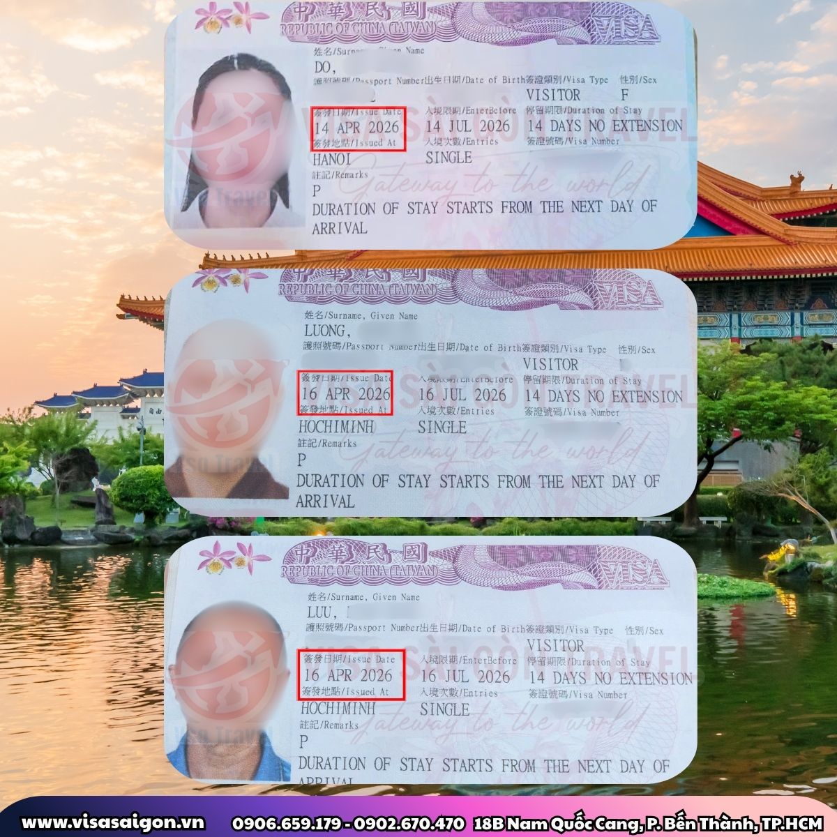 🏮 XỨ ĐÀI VẪY GỌI: CHÚC MỪNG NHỮNG TẤM VISA ĐÀI LOAN "VƯỢT ẢI" THÀNH CÔNG! 🏮