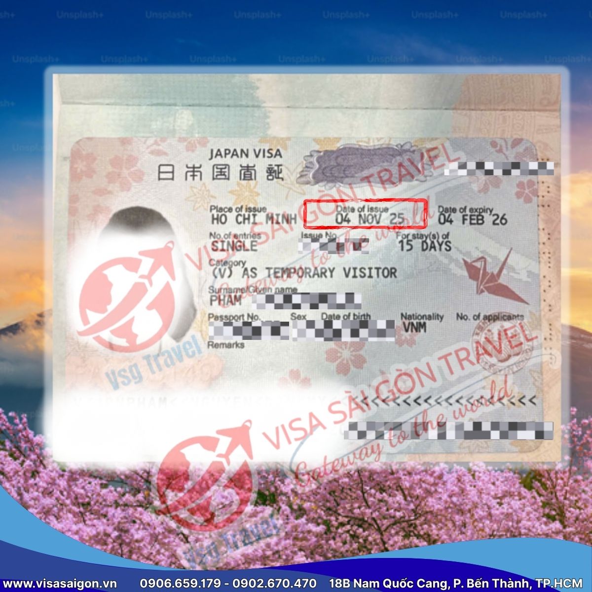 CHÀO NGÀY THỨ 7 CUỐI TUẦN CÙNG CHIẾC VISA NHẬT BẢN SIÊU XỊN XÒ!
