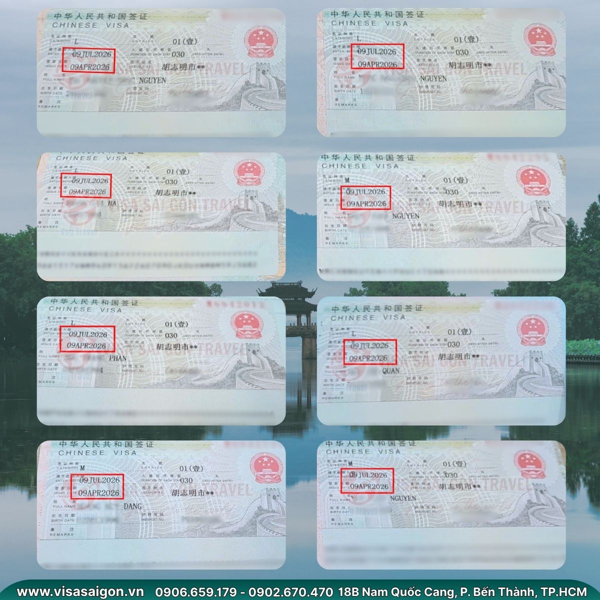 🌸 XUÂN THÁNG 4 RỰC RỠ: CHÚC MỪNG NHỮNG TẤM VISA TRUNG QUỐC "VƯỢT ẢI" THÀNH CÔNG! 🌸